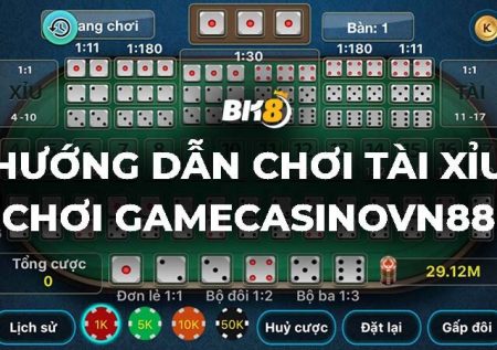 Tài xỉu gamecasinovn88 | Hướng dẫn chơi từ A đến Z cho người mới
