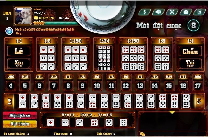 ky thuat choi tai xiu m88