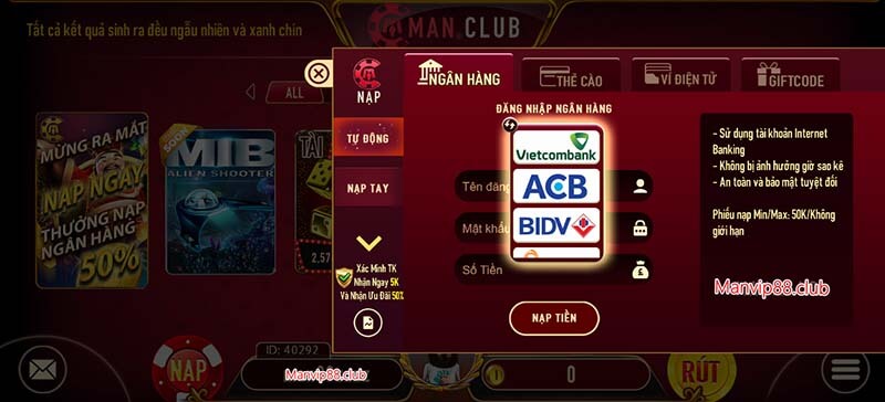 nap tien tai xiu man club