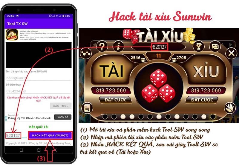 Tỷ lệ chiến thắng gần như là 100% nếu sử dụng tool hack