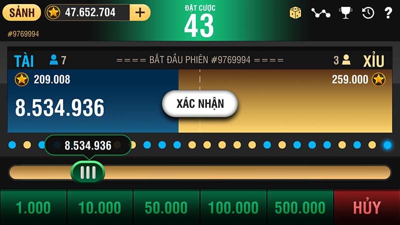 Chương trình phần mềm hack tài xỉu Vương Quốc Sao có ưu điểm