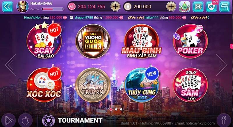 cài đặt phần mềm tool tài xỉu rikvip