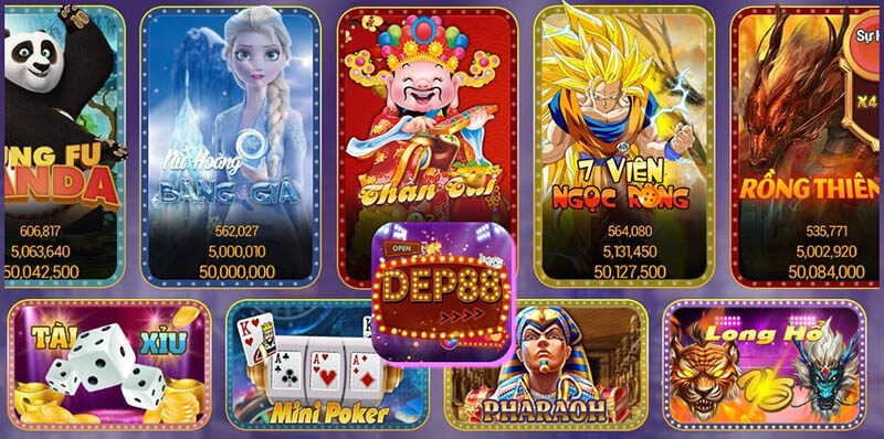 hệ thống game Tài xỉu Dep88 club