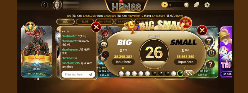 không thể bỏ qua cái tên Tài Xỉu Hen88 Club