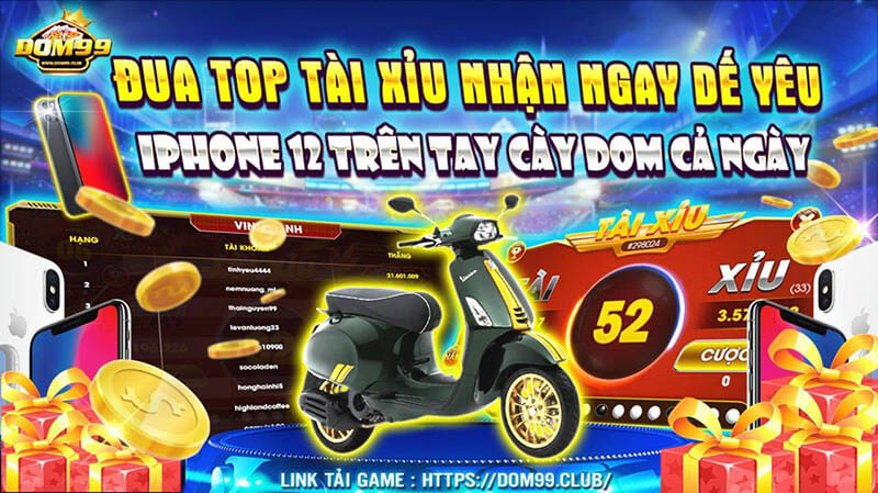 giới thiệu cổng game Tài xỉu Dom99