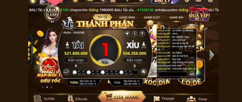 tìm hiểu Tài Xỉu Bali Club