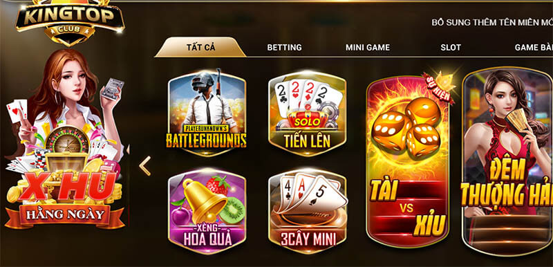 Nạp - rút siêu tốc tại Tài xỉu King Top