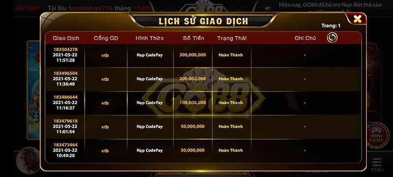 Thực tế tài xỉu Go88S Fun là một phiên bản