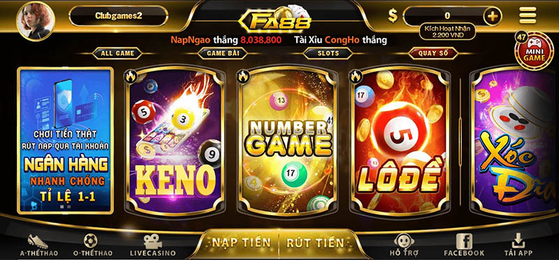 Link tải tài xỉu FA88 Club