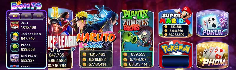 các trò chơi tại bon79