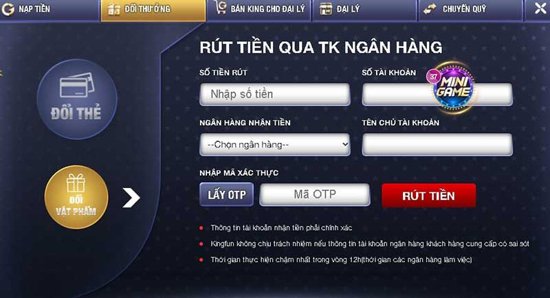 rút tiền MaxClub Pro