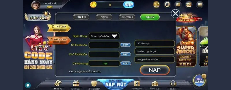 Tài Xỉu DomVip Club chắc chắn là cái tên mà ngay cả những cược thủ “xịn sò” cũng phải tìm kiếm vì quá tò mò