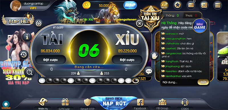 Link truy cập Tài Xỉu DomVip Club chuẩn không cần chỉnh