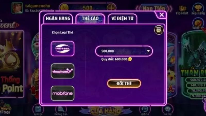 nạp tiền Nổ hũ 68