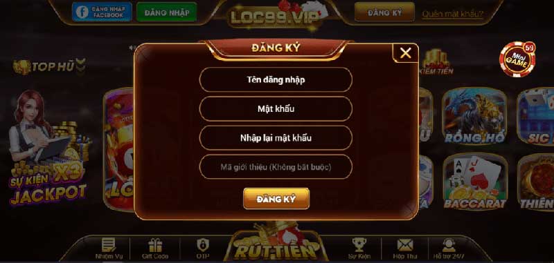 đăng ký Loc99 Vip