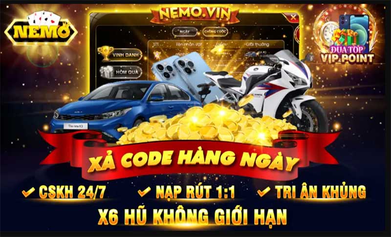 ưu điểm của cổng game Nemo Vin