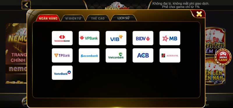 rút tiền Nemo Vin