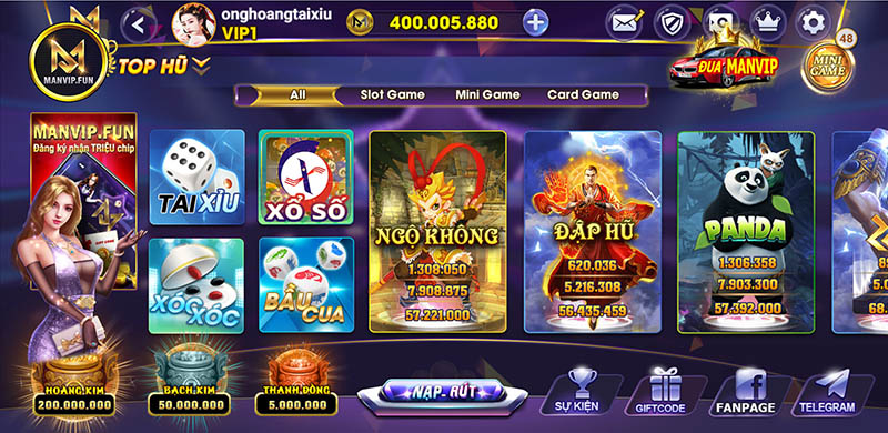 ManVip được xem là một trong những cổng game