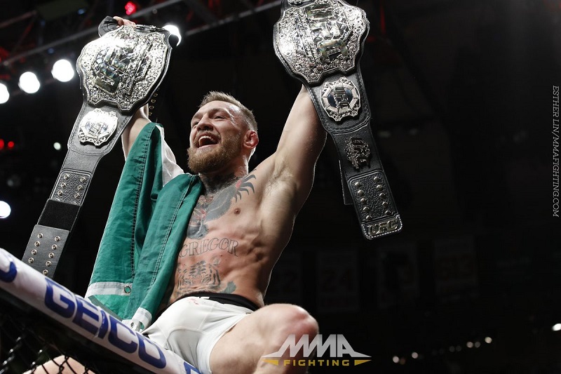 Thành tưu đạt được của võ sĩ Conor McGregor
