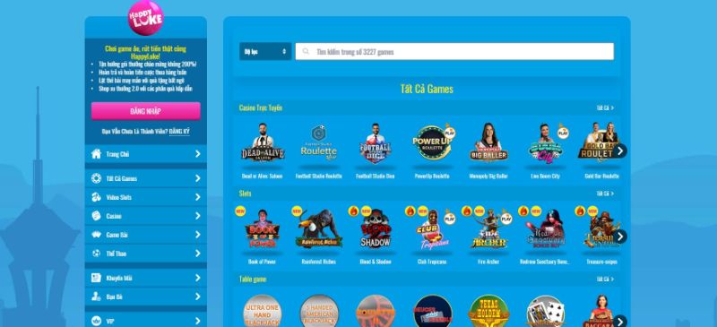 Sân chơi cá cược Happyluke