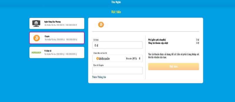 Rút tiền Happyluke