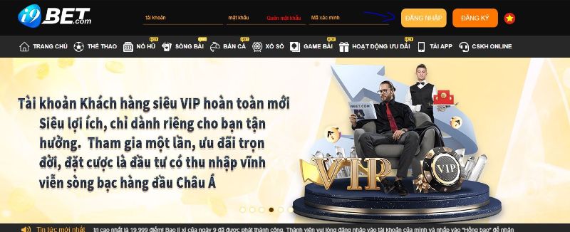 Đăng nhập i9BET