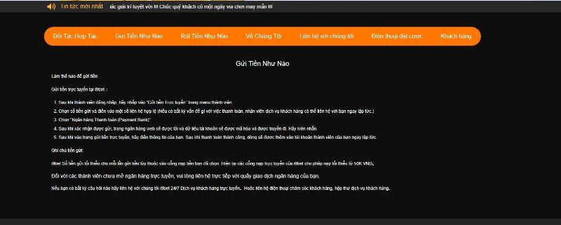 Nạp tiền i9BET siêu dễ