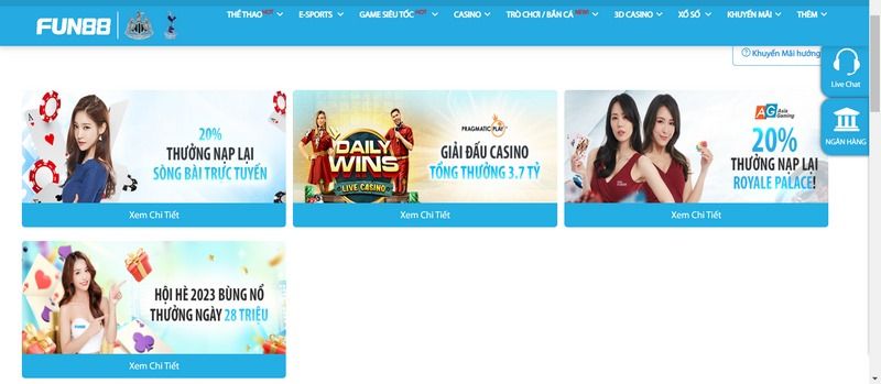 Ưu đãi khủng khi chơi tài xỉu tại nhà cái Fun88